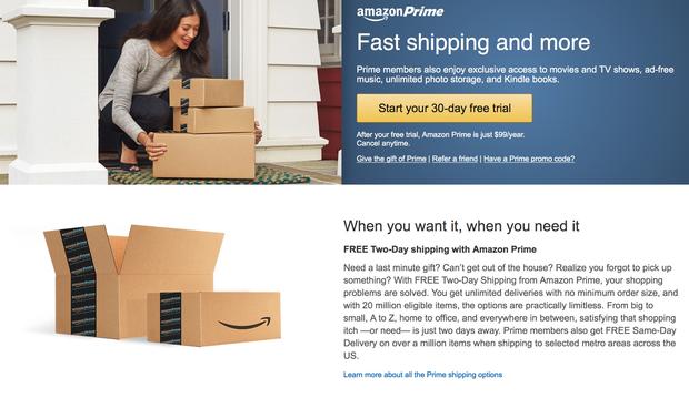 Amazon Prime.                Screenshot by Jason Cipriani  CNET