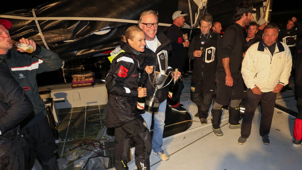 American supermaxi Comanche has fought back to win the Sydney to Hobart yacht race