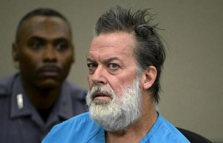 Robert Lewis Dear was formerly charged with first-degree murder Wednesday