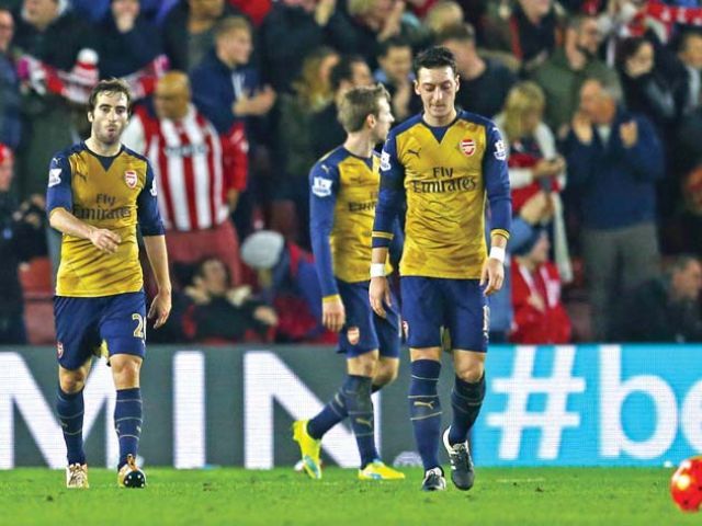 Southampton managed to score four times past Arsenal who simply fell apart and couldn’t find a way back after Martina’s spectacular 30-yard strike