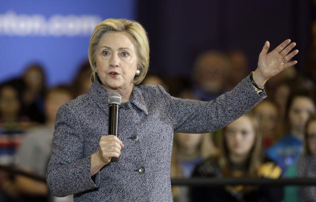 I’m somebody who's had a lot of terrible things said about me but I’m old enough that it doesn't particularly bother,’ Clinton said during a town hall meeting in Keota Iowa