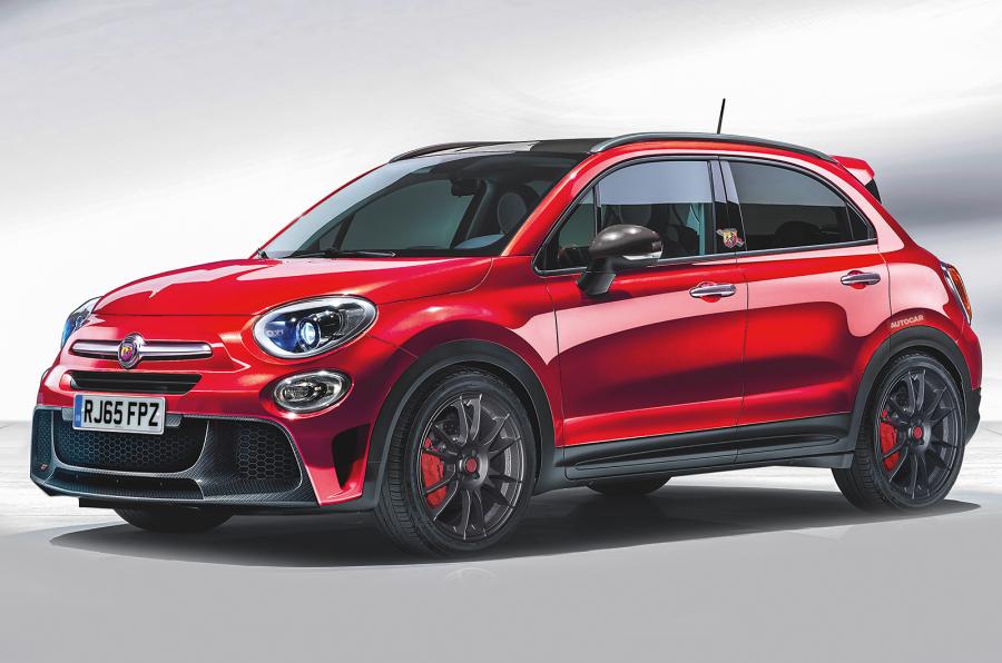 Fiat Abarth 500X front three quarter rendering