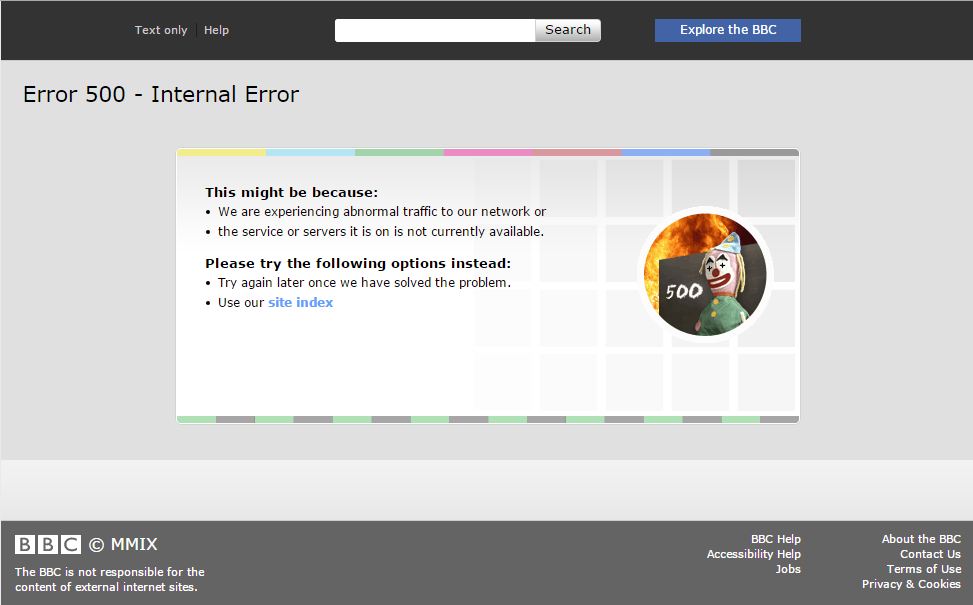 BBC websites WERE taken down by cyber attack