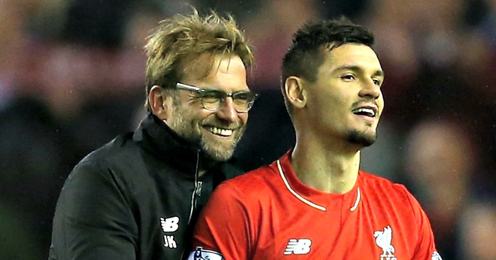 Jurgen Klopp Dejan Lovren Football365