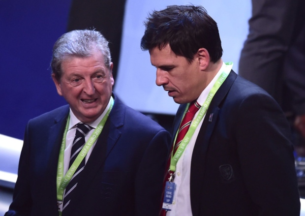 England manager Roy Hodgson and Wales boss Chris Coleman