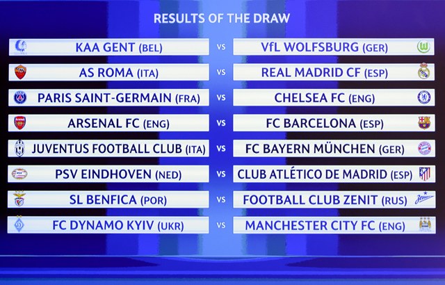 Champions League: Arsenal face Barcelona