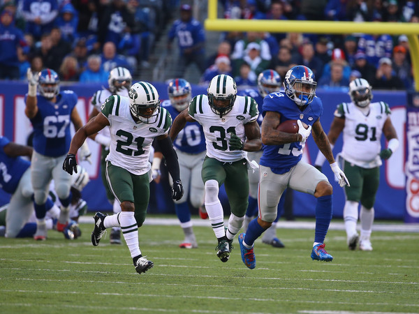 Beckham's touchdown wasn't enough for Big Blue. Al Bello  Getty Images North America via