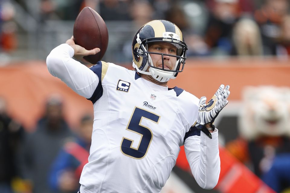 Nick Foles throws 3 INTs slumping Rams fall to Bengals 31-7