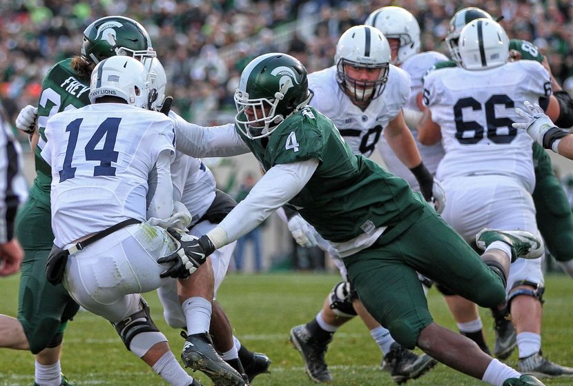 Michigan State-Iowa a blue collar matchup for Big Ten title