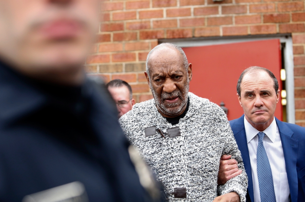 Bill Cosby arrives Wednesday at the Courthouse in Elkins Park Pa. to face charges of aggravated indecent assault. Cosby was arraigned over an incident from 2004-- the first criminal charge filed against the actor after dozens of women claimed abuse