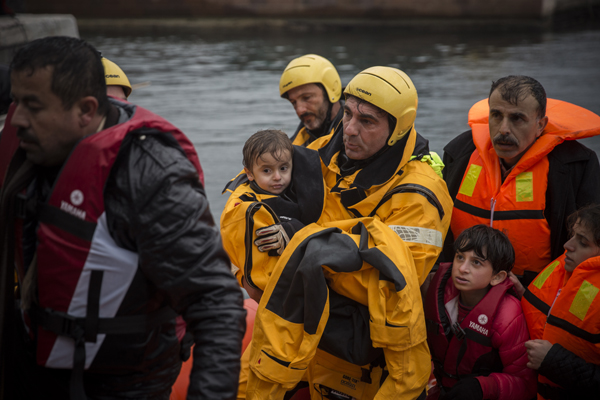 One million refugees arrived in Europe in 2015