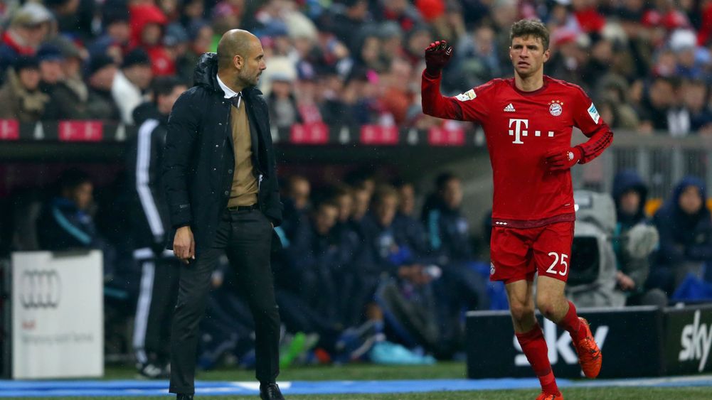 Bongarts       Muller demanding success beyond Guardiola reign