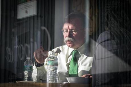 Boston Inspectional Services Department Commissioner William Christopher ate lunch at the Chipotle in Brighton which closed after 136 people got infected with norovirus