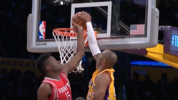 Kobe Bryant Posterize Clint Capela