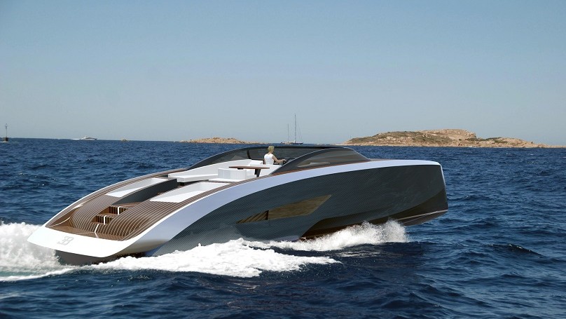 Bugatti super speed boat