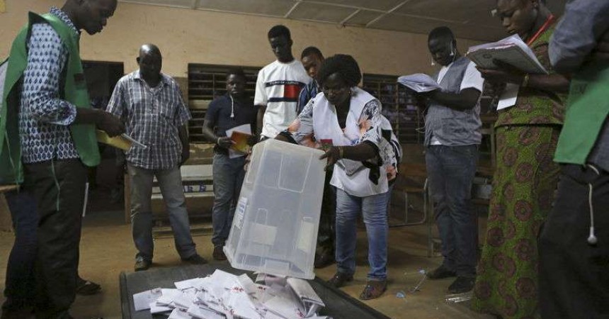 Voters in Burkina Faso choose first new president in decades