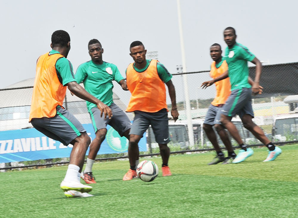 U23 Players at the training Pitch