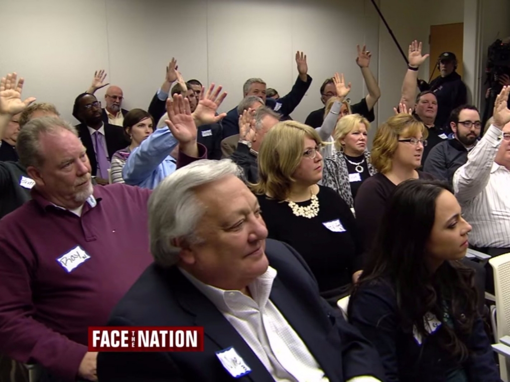 CBS  YouTube  screenshotDonald Trump supporters are asked if they support his plan to stop Muslims from entering the US