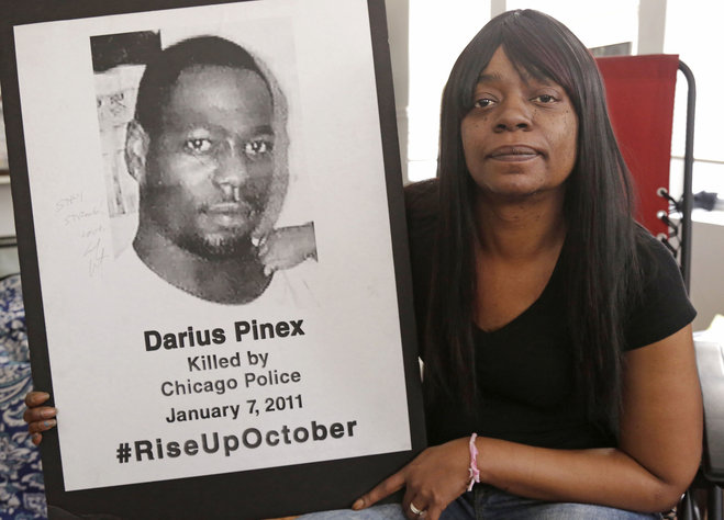 Chicago. Darius was killed by Chicago police in 2011. After the recently released video of a Chicago officer firing 16 bullets into the body of Laquan McDon