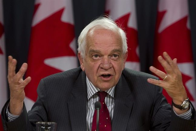 Immigration Minister John Mc Callum holds a news conference to update the Syrian refugee situation in Ottawa Wednesday