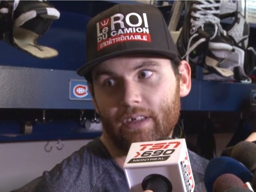 Le Roi du Camion featured on Montreal Canadiens Zack Kassian's cap is owned by the son of a man who has close ties to Vito Rizzuto. Kassian suffered suffered a broken nose and a broken foot in when his truck also featuring the Le Roi du Camion log