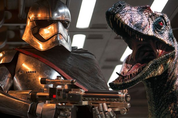 Star Wars hauls in $517M globally $238M domestically on opening weekend beating previous record held by Jurassic World