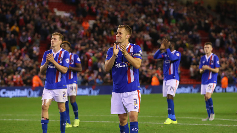 Carlisle players have been supporting flood victims