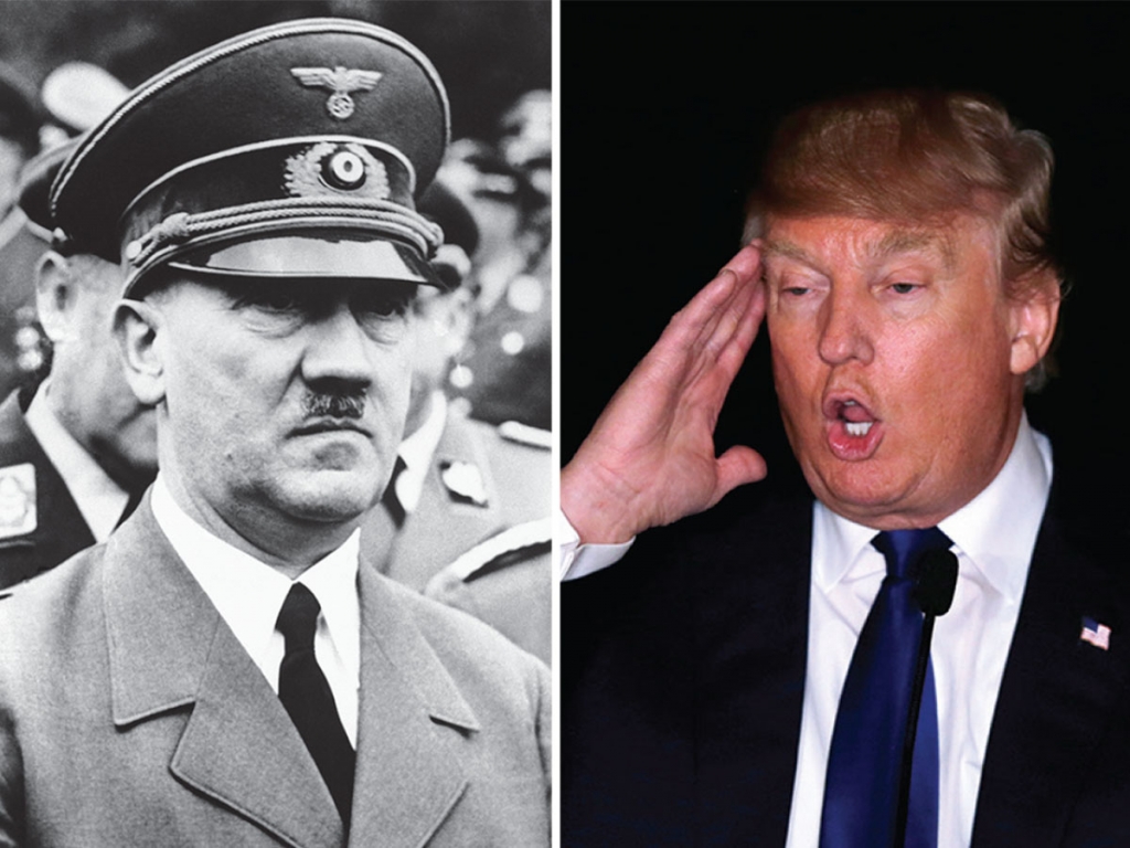 There's a lot of talk on the Internet that Donald Trump is the next Adolf Hitler. If that's true then most of us are Nazis