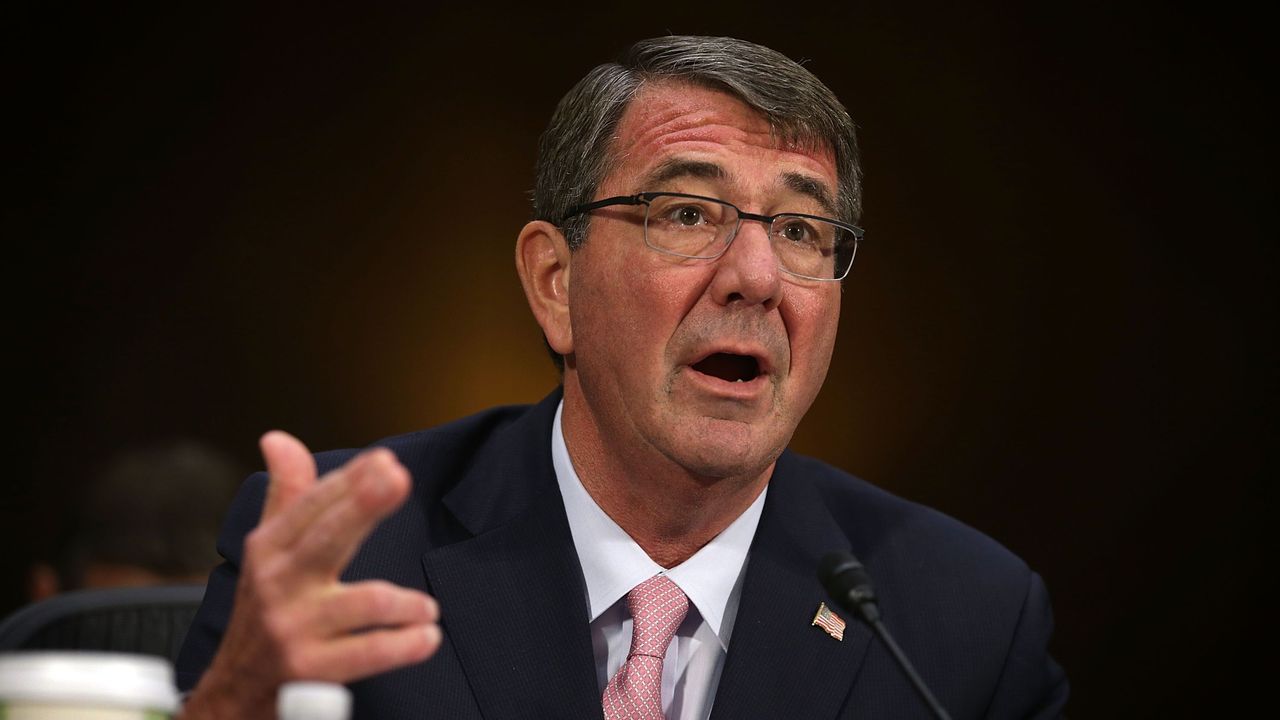 Carter testifies before the Senate Armed Services committee on December 9.     Alex Wong  Getty Images