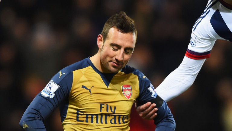 Cazorla did not want to be consoled by Craig Gardner after missing the penalty