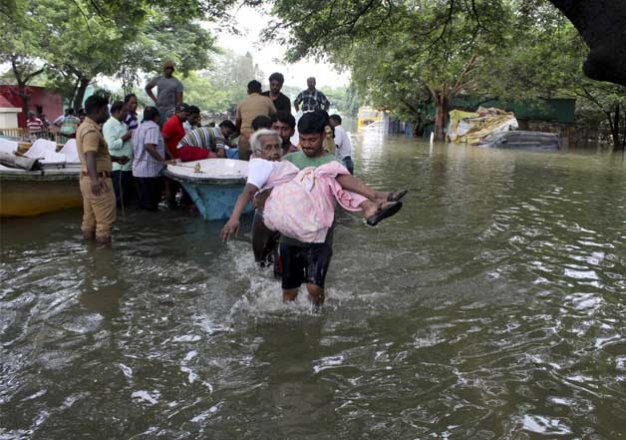 Watch Video This raw footage of Chennai floods washing off a family will give you shivers