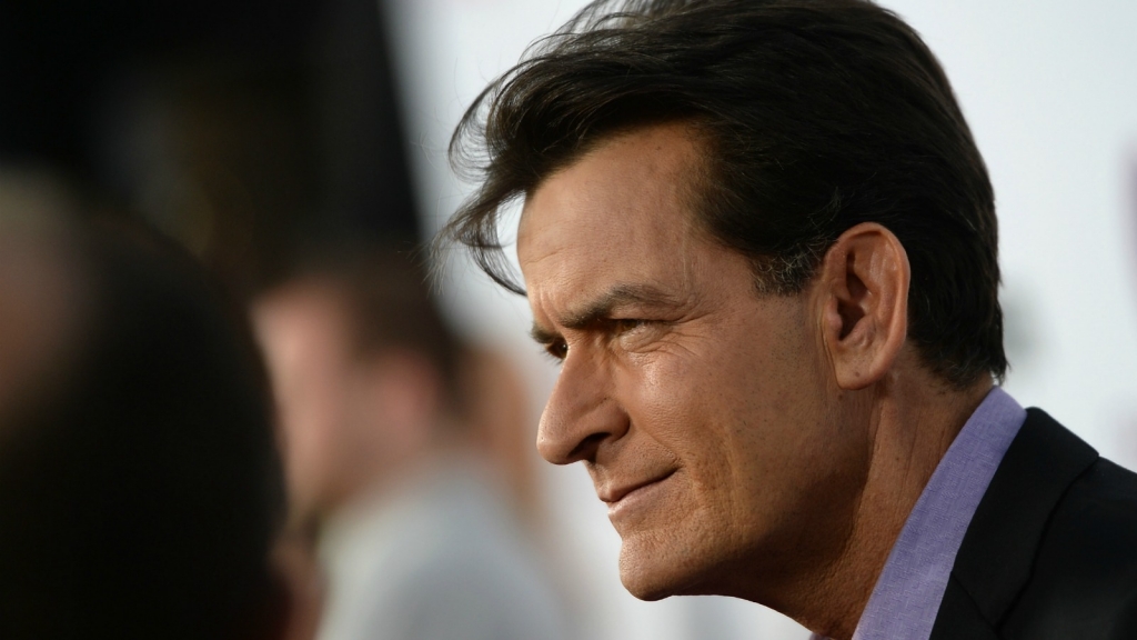 Actor Charlie Sheen arrives for the premiere of Dimension Films&#039 'Scary Movie 5&#039 at Arc Light Cinemas Cinerama Dome