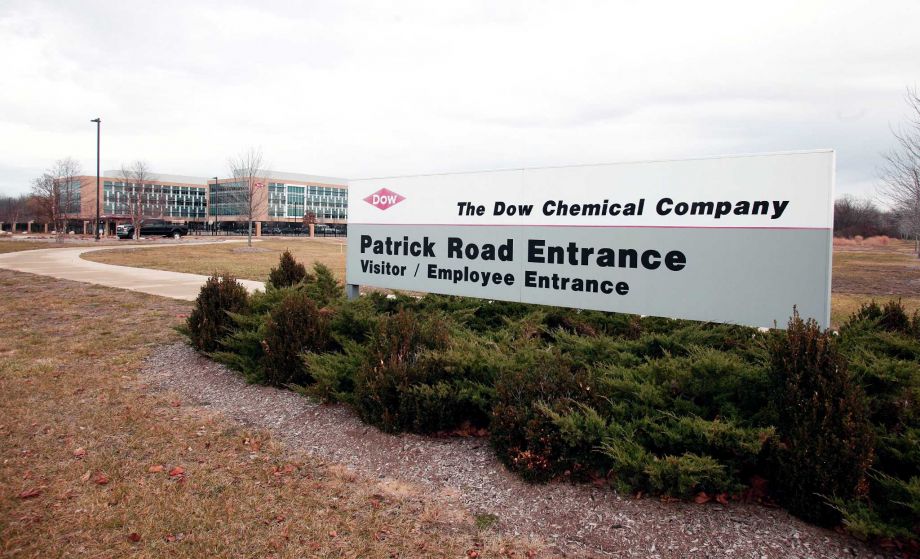 The Dow Chemical headquarters in Midland Michigan will be part of a dual headquarters under a proposed merger with DuPont which is based in Wilmington Delaware