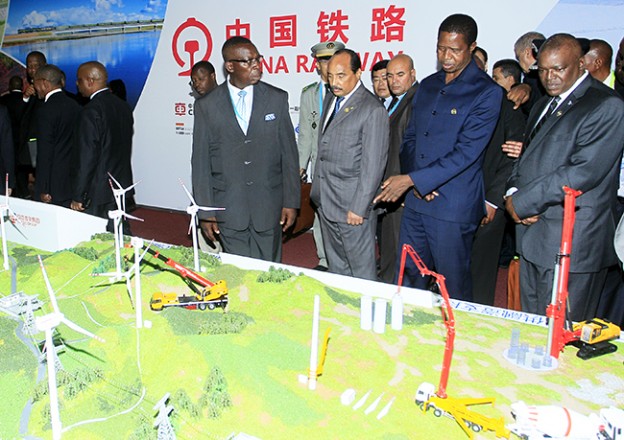 PRESIDENT Lungu touring stands at Sandton Convention Centre in South Africa during the Forum on China Africa Cooperation yesterday. SALIM HENRY  STATE HOUSE