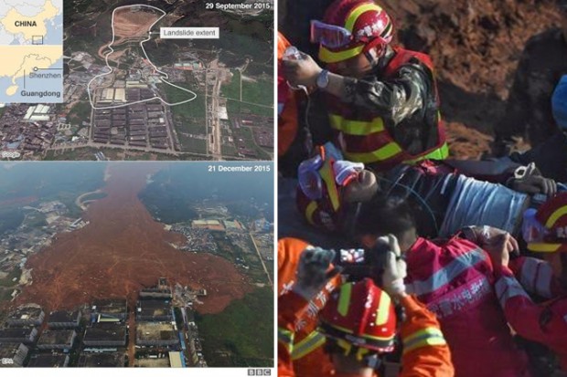 China landslide Man rescued alive in Shenzhen after 67 hours