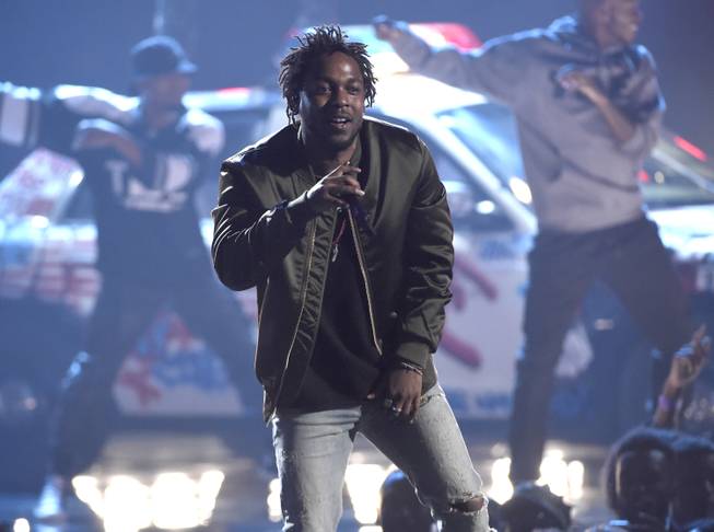 Chris Pizzello  Invision  AP Kendrick Lamar performs at the BET Awards at Microsoft Theater on Sunday