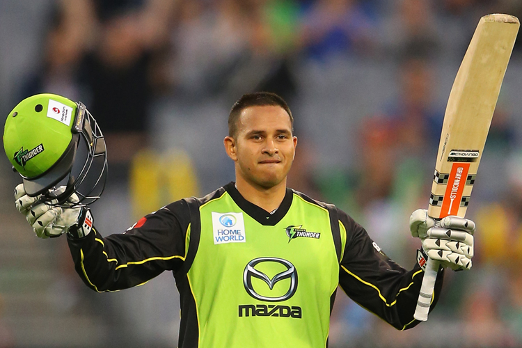 Usman Khawaja said his hamstrings are stronger now than they have been in the last three years after his explosive century for Sydney Thunder in the Big Bash League