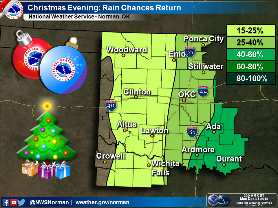 Christmas forecast         Warm followed by wet Christmas