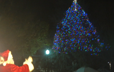 The Obama Family Participates In The National Christmas Tree Lighting Ceremony