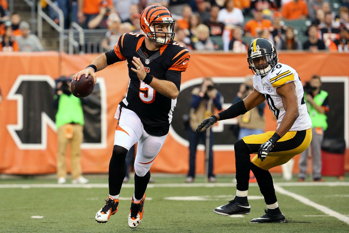 Cincinnati Bengals quarterback AJ McCarron