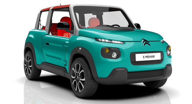 Citroen E-MEHARI unveiled, goes on sale next spring