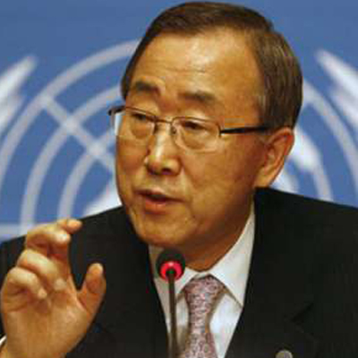 Begin climate change action today UN's Ban Ki-moon