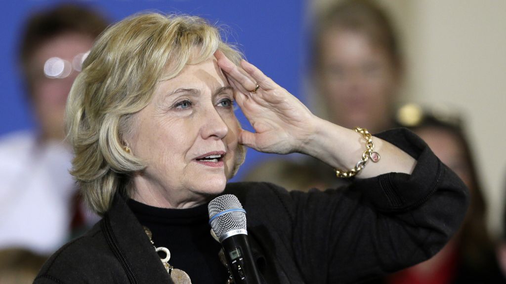 Democratic presidential candidate Hillary Clinton speaks during a town hall meeting Friday Dec. 4 2015 in Fort Dodge Iowa