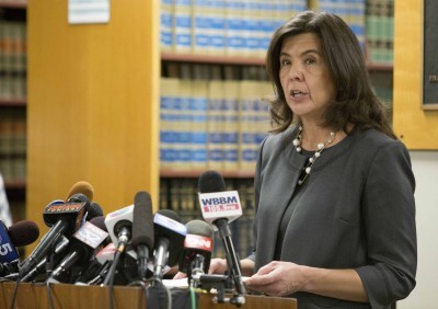 Cook County State’s Attorney Anita Alvarez speaks at a news conference on Monday in Chicago