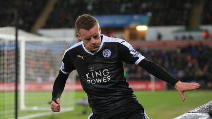 Jamie Vardy and Leicester are not in action until Monday