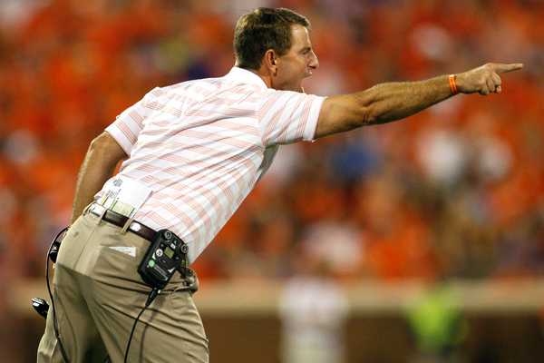 Dabo Swinney and the Clemson Tigers take on the North Carolina Tar Heels for the ACC title Saturday.		Tyler Smith  Getty Images