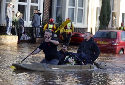 Massive parts of Britain are being flooded by Storm Desmond - and it's going 