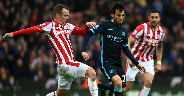 David Silva Struggled to make an impact against Stoke