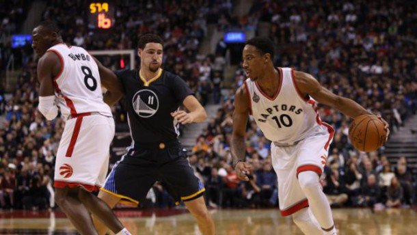 Toronto Raptors Edged Late By Golden State Warriors