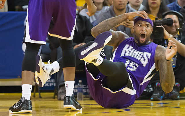 DeMarcus Cousins couldn't believe the calls Monday night